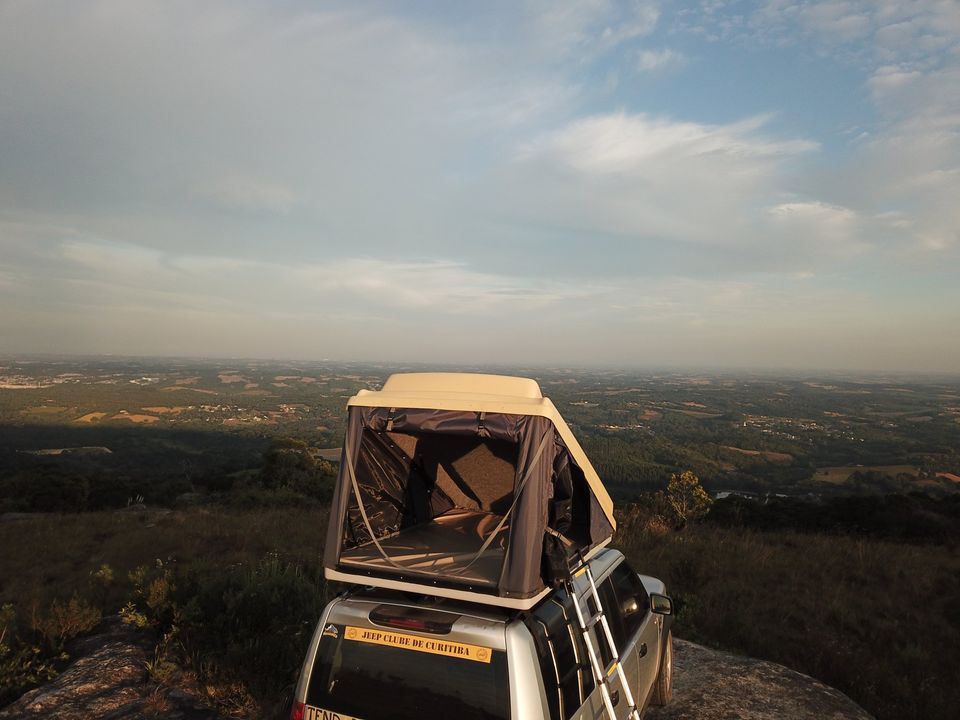 Escada Telescópica Para Barraca de Teto Automotiva - Blue Camping