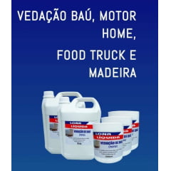 Impermeabilizante Lona Líquida 5 Litros - Linha Automotiva (para trailer, motor-home, baú) - estoque Rio de Janeiro 