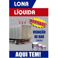 Impermeabilizante Lona Líquida 5 Litros - Linha Automotiva (para trailer, motor-home, baú) - estoque Rio de Janeiro 