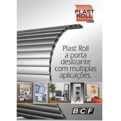 Porta Deslizante - Porta De Enrolar de PVC para Armários - MF  Plaxroll Flexroll 
