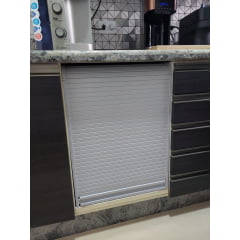 Porta Deslizante - Porta De Enrolar de PVC para Armários - MF  Plaxroll Flexroll 