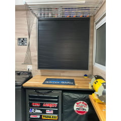 Porta Deslizante - Porta De Enrolar de PVC para Armários - MF  Plaxroll Flexroll 